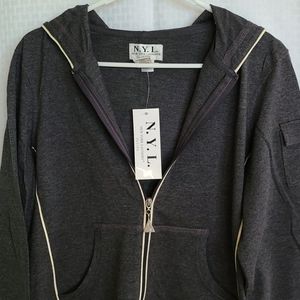 New York Laundry zip up hooded Jacket